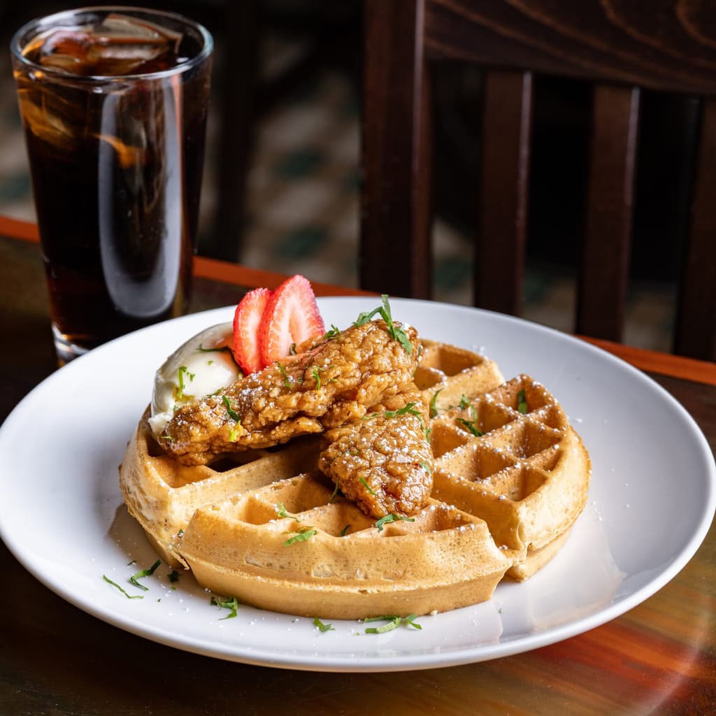 $9.99 Chicken and Waffles Special